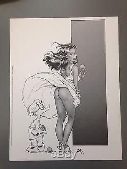 Frank Cho's Cheesecake And Critters Rare Autographed Print Portfolio Sole Offer