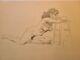 Frank Frazetta Large Life Drawing Pencils Signed With Co