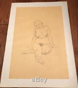 Frank Frazetta Original Life Drawing Sketch