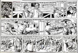Frank Godwin RUSTY RILEY Original Sunday Strip Comic Art 1959