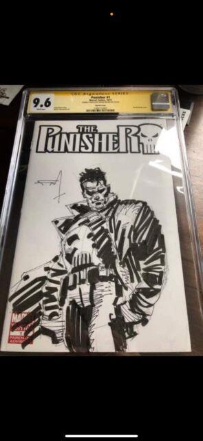 Frank Miller Punisher Original Art Cgc 9.6 Sketch Cover