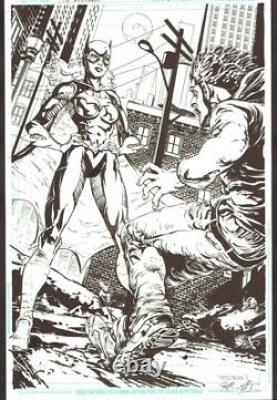 Freddie Williams II Signed Batgirl Splash Original Art! Free Shipping Freddie Williams II Signed Batgirl Splash Original Art! Free Shipping