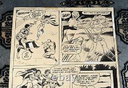 Freedom Fighters #13 Comic Original Art Page DC Dick Ayers Jack Abel 1977 RARE