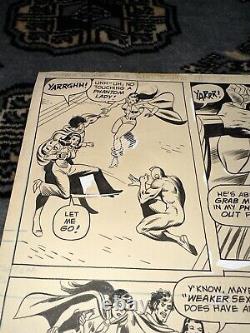 Freedom Fighters #13 Comic Original Art Page DC Dick Ayers Jack Abel 1977 RARE