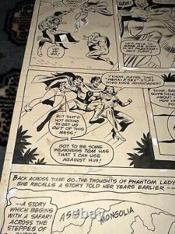 Freedom Fighters #13 Comic Original Art Page DC Dick Ayers Jack Abel 1977 RARE
