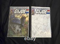 G. I. Joe #195 Original Published Comic Book Cover Art Larry Hama Idw Arah Sketch