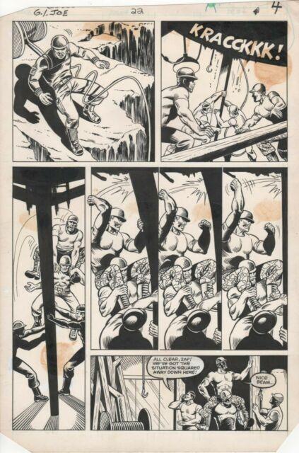 G. I. Joe A Real American Hero #22 Pg 4 1984 Marvel Original Comic Art Gijoe