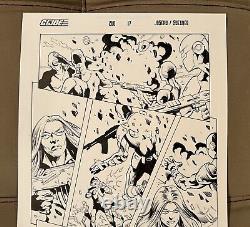 G. I. Joe ARAH Original Comic Book Art Inks Issue 260 Page 17 Larry Hama Writer