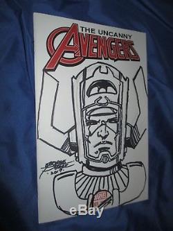 GALACTUS Original Art Sketch by George Perez Fantastic Four/Avengers/Marvel