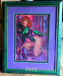 GEN-13 FAIRCHILD original pin-up painting by Joe Chiodo! -J Scott Campbell