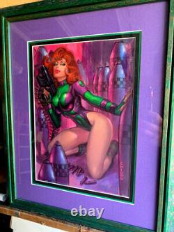 GEN-13 FAIRCHILD original pin-up painting by Joe Chiodo! -J Scott Campbell