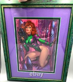 GEN-13 FAIRCHILD original pin-up painting by Joe Chiodo! -J Scott Campbell