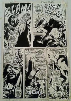 GENE COLAN/SYD SHORES Daredevil #69 SIGNED 1970 Marvel Comics with BLACK PANTHER