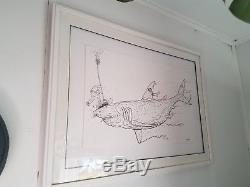 GEOF DARROW original art! Signed & Beautifully illustrated. Pen & Ink