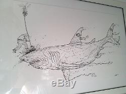 GEOF DARROW original art! Signed & Beautifully illustrated. Pen & Ink