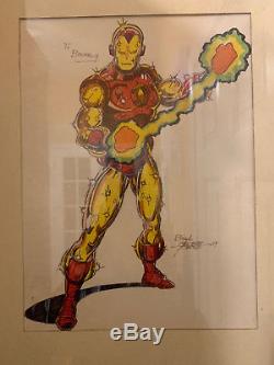 GEORGE PEREZ Original Full Color Art IRON MAN from 1979