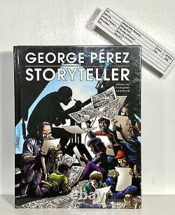 GEORGE PEREZ STORYTELLER? SIGNED with Superman Sketch 1st Pr Original Comic Art