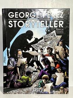 GEORGE PEREZ STORYTELLER? SIGNED with Superman Sketch 1st Pr Original Comic Art