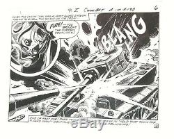 GI COMBAT #129 May 1968 Original Russ Heath art EXPLODING Nazi tank! Page 6