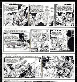 GIL KANE Original Art STAR HAWKS x6 -FULL WEEK! Archie Goodwin GREAT WEEK