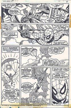 GIL KANE SPIDER-MAN MARVEL TEAM-UP #19 Original Comic Bronze Art 1974