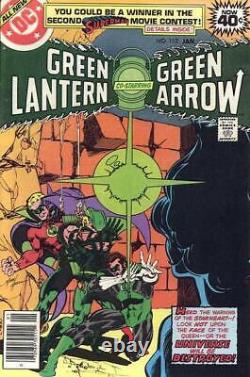 GREEN LANTERN #112 ART color guide 1979 GREEN ARROW half splash KIND OF DEATH