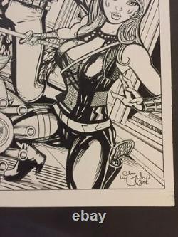 GUARDIANS OF THE GALAXY CHRIS MCJUNKIN 11x17 Original Art + PRINT DISCOUNTED