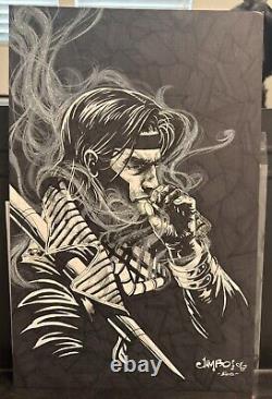 Gambit by Jimbo Salgado, 11x17 Original