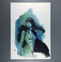 Gamora 11x14 GABRIELLE DELLOTTO Original Art