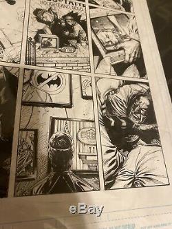 Gary Frank Doomsday Clock Original Comic Art #11 p2 Watchman Batman Nice