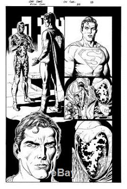 Gary Frank & Jon Sibal Superman Legion of Superheroes Original Comic Art 859 p15