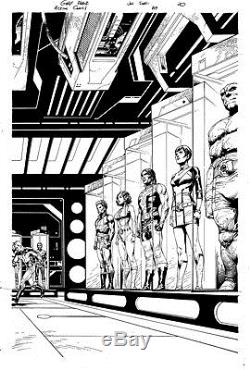 Gary Frank & Jon Sibal Superman Legion of Superheroes Original Comic Art 859 p20