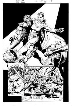 Gary Frank & Jon Sibal Superman Legion of Superheroes Original Comic Art 860 p6