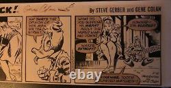 Gene Colan Howard The Duck Original Daily Strip 8/12/1977 Bronze Age