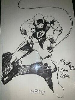 Gene Colan Original Art Dardevil Signed