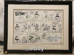 Gene Hazelton The Flinstones Original Comic framed art McNaught Syndicate 1969