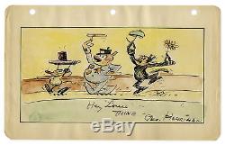 George Herriman Original Color Krazy Kat Comic Drawing