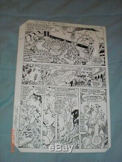 George Perez Original Art The New Teen Titans Issue #18 (year 1982) Page #22