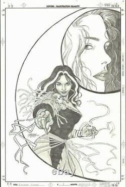 George Perez Signed 2000 Crimson Plague 1 Cover Original Art + Comic! Free Ship