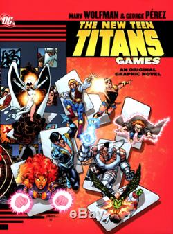 George Perez Signed 2011 Teen Titans-starfire, Donna Troy-large Original Art