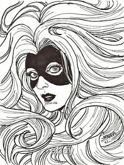 George Perez Signed 2021 Medusa Original Art-inhumans! Free Shipping