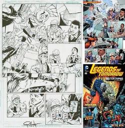 Gerry Conway Firestorm Legends of Tomorrow #2 Pg 10 Original Art Eduardo Pansica