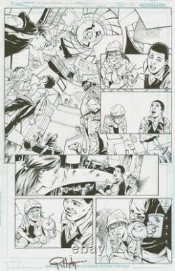 Gerry Conway Firestorm Legends of Tomorrow #2 Pg 10 Original Art Eduardo Pansica