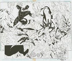 Gerry Conway Firestorm Legends of Tomorrow #3 Original Art Double Page Splash