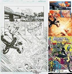 Gerry Conway Firestorm Legends of Tomorrow #3 Pg. 8 Original Art Eduardo Pansica