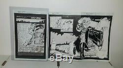 Ghost Rider #13 Original Art 3 Page Splash Mark Texeira