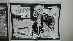 Ghost Rider #13 Original Art 3 Page Splash Mark Texeira