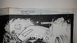 Ghost Rider #13 Original Art 3 Page Splash Mark Texeira