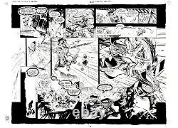 Ghost Rider Spirits Of Vengeance #2 DPS Splash Pages Original Art Adam Kubert