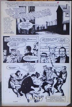 Ghosts 92 DC comics original art 1980 Tenny Henson Nazi prison camp